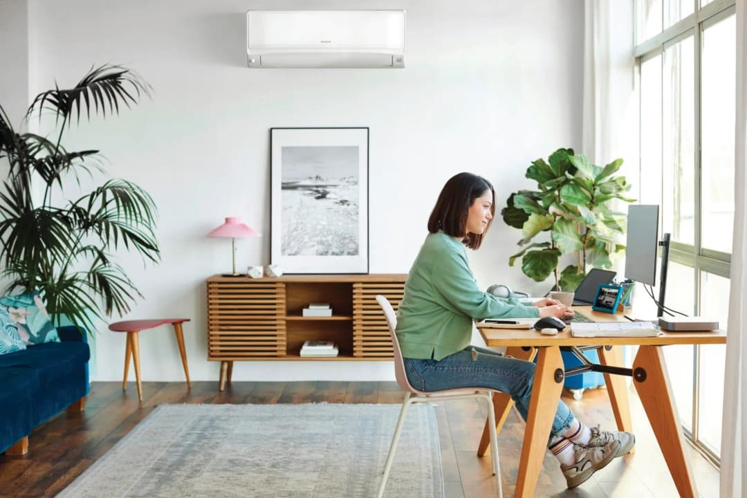 Büro mit Wärmepumpe